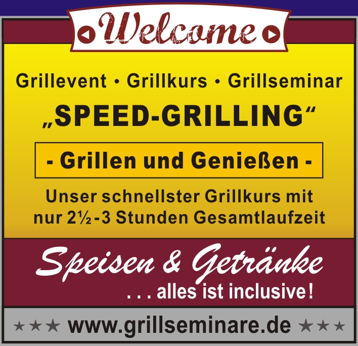 Grillkurs SPEED-GRILLING | Kochkurs | Grillakademie
